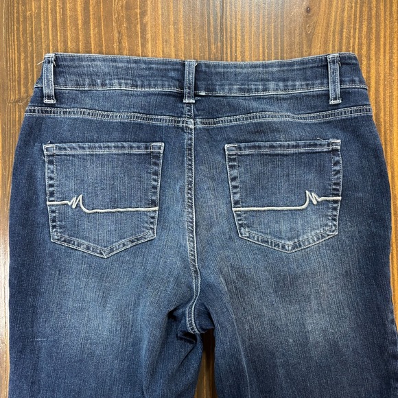MAURICES M Jeans Womens 12 Reg Dark Wash Mid Rise Straight Leg Denim - Picture 5 of 9